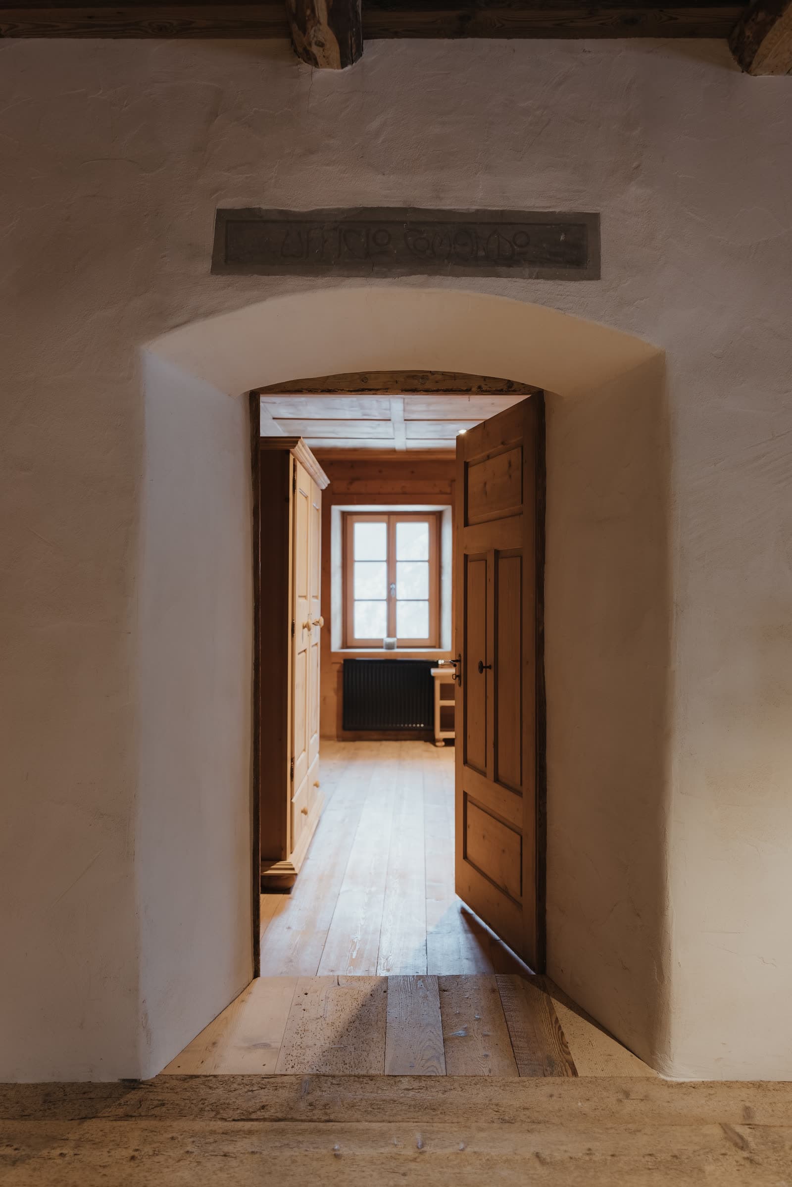 By the chaplain's door