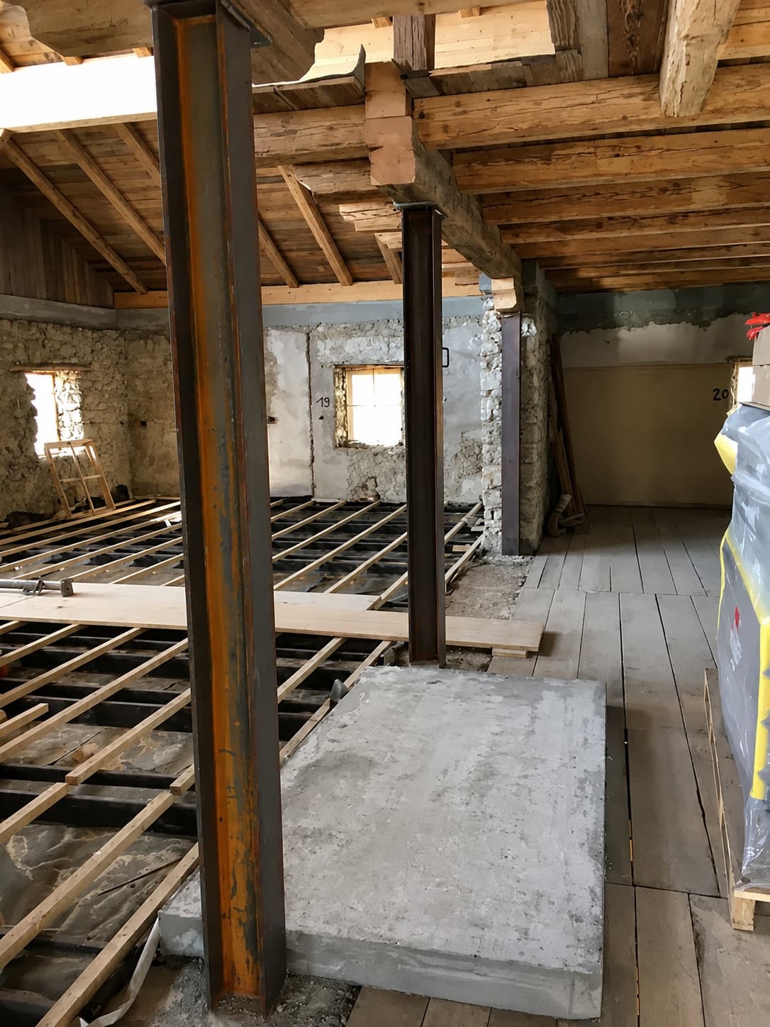 Restored floor