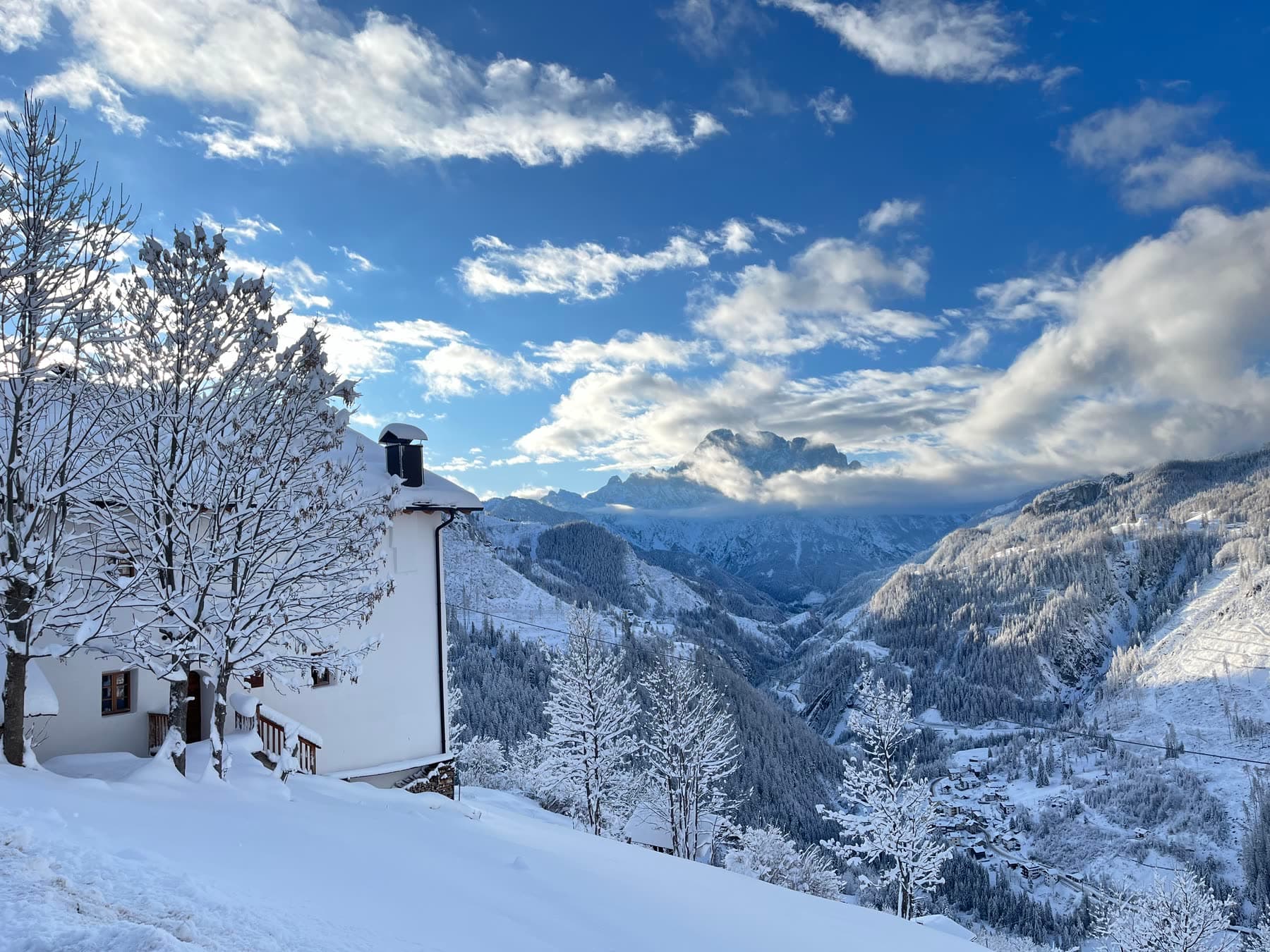 Above the valley